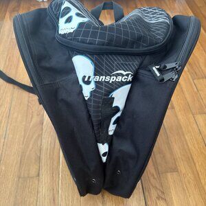 Transpack Backpack Junior Ski and Snowboard Boot Carrier Bag Skulls